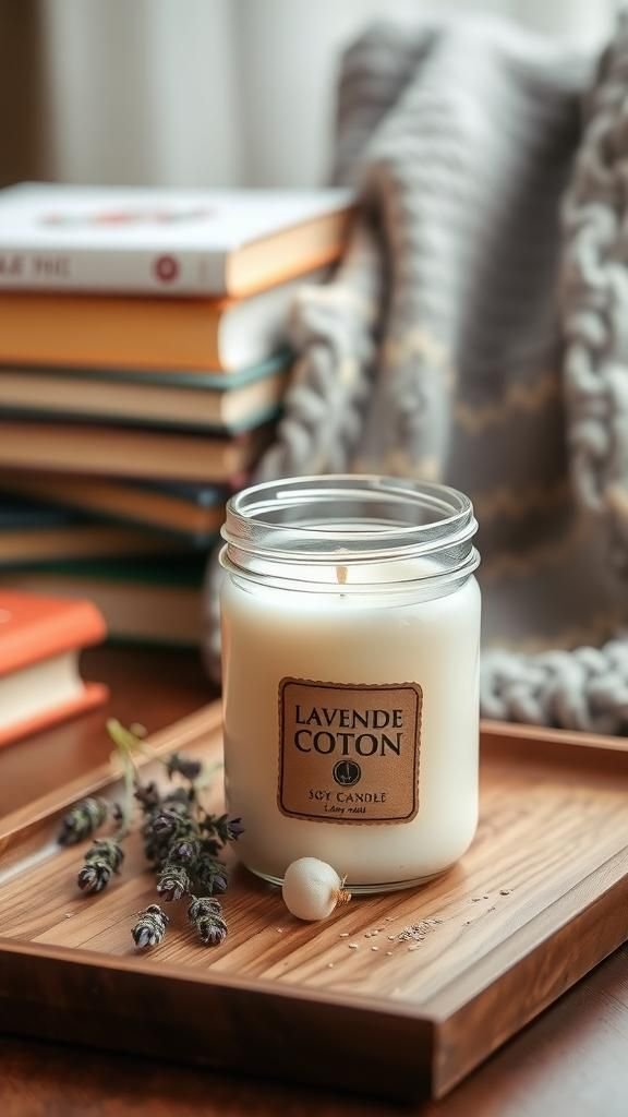 Cozy Soy Candle In A Mason Jar