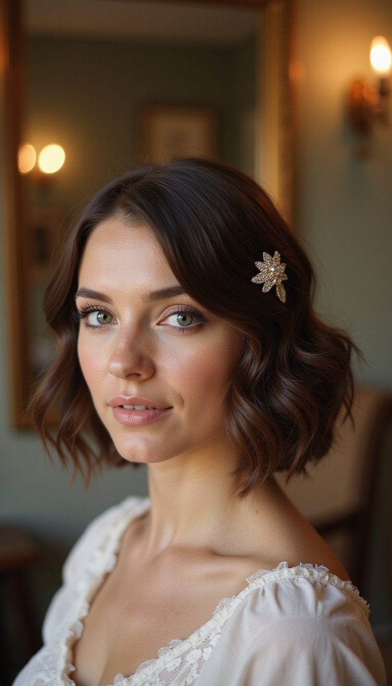 Vintage Finger Waves For Short Hair