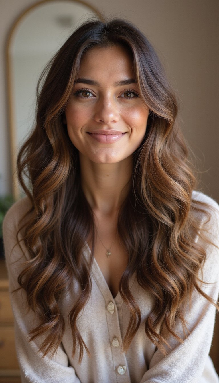 Sparkling Root Tint With Beachy Waves