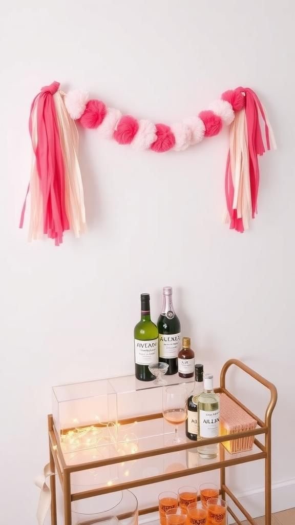 Tissue Tassel Garland For Fluffy Party Drama