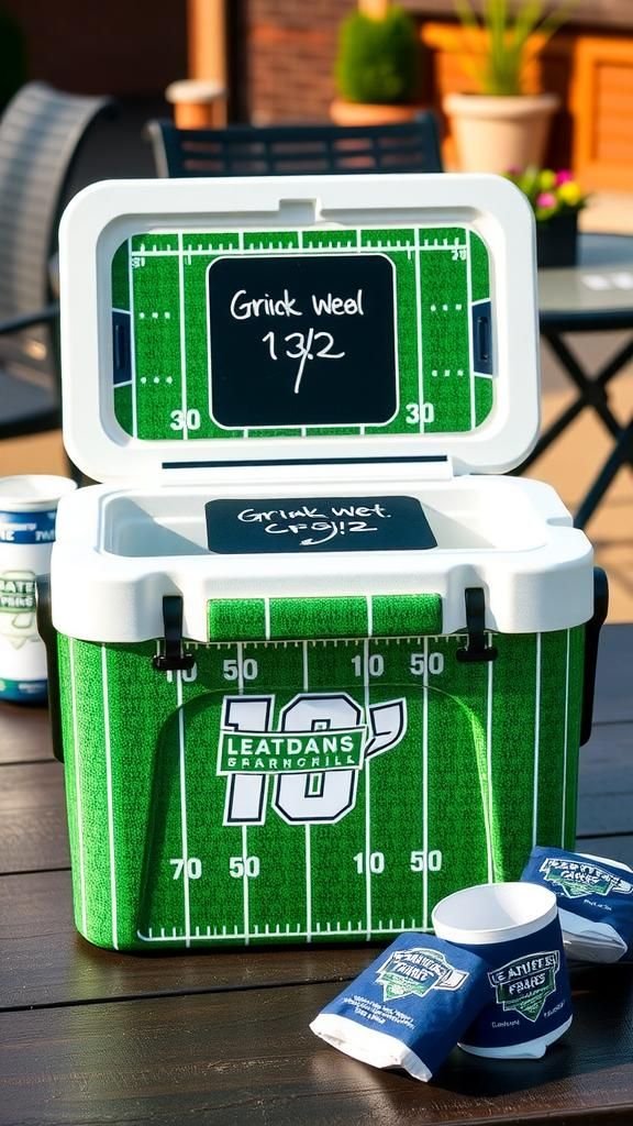 Foam Cooler Wrap With Field Graphics