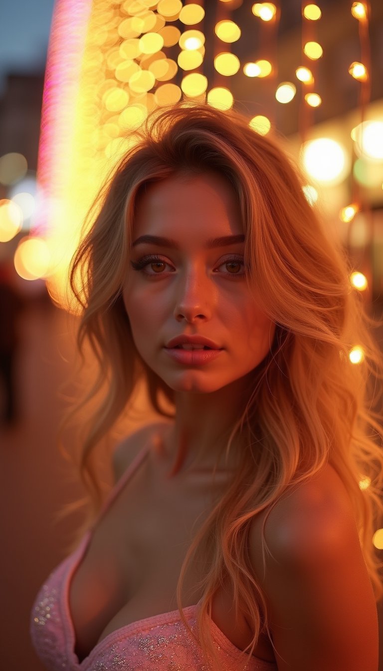 Iridescent Baby Lights And Soft Waves