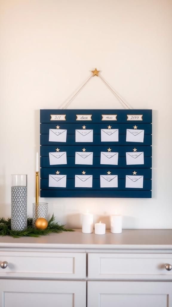 Countdown Calendar Board For Eight Bright Nights