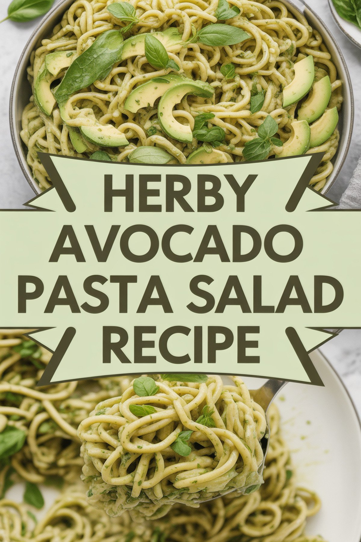 Herby Avocado Pasta Salad Recipe recipe idea in stylish layout