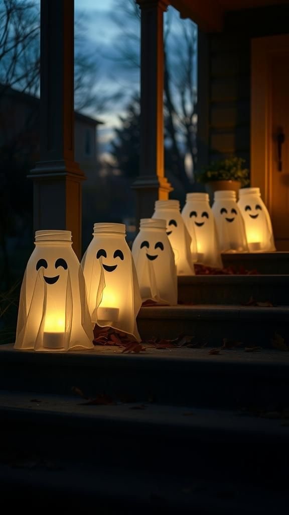 Milk Jug Ghost Porch Lanterns Glow