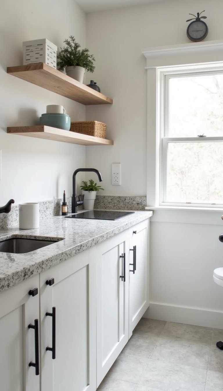 Estación De Doblar Con Encimera De Terrazzo