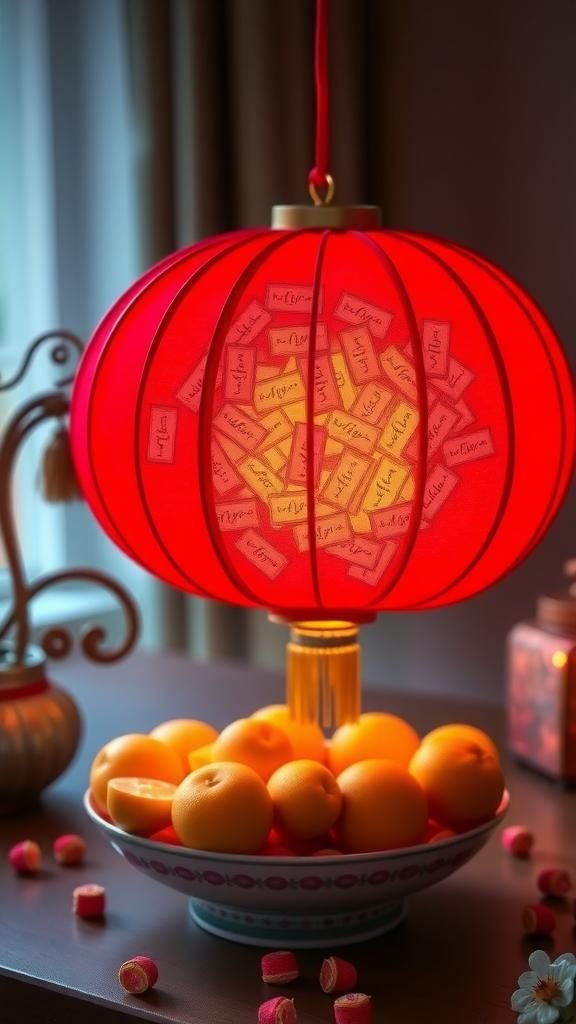 Fortune Cookie Message Lantern Dome