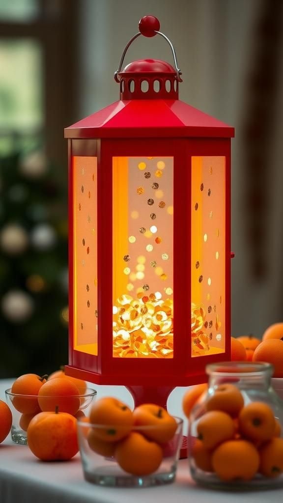 Vellum Confetti Window Lantern