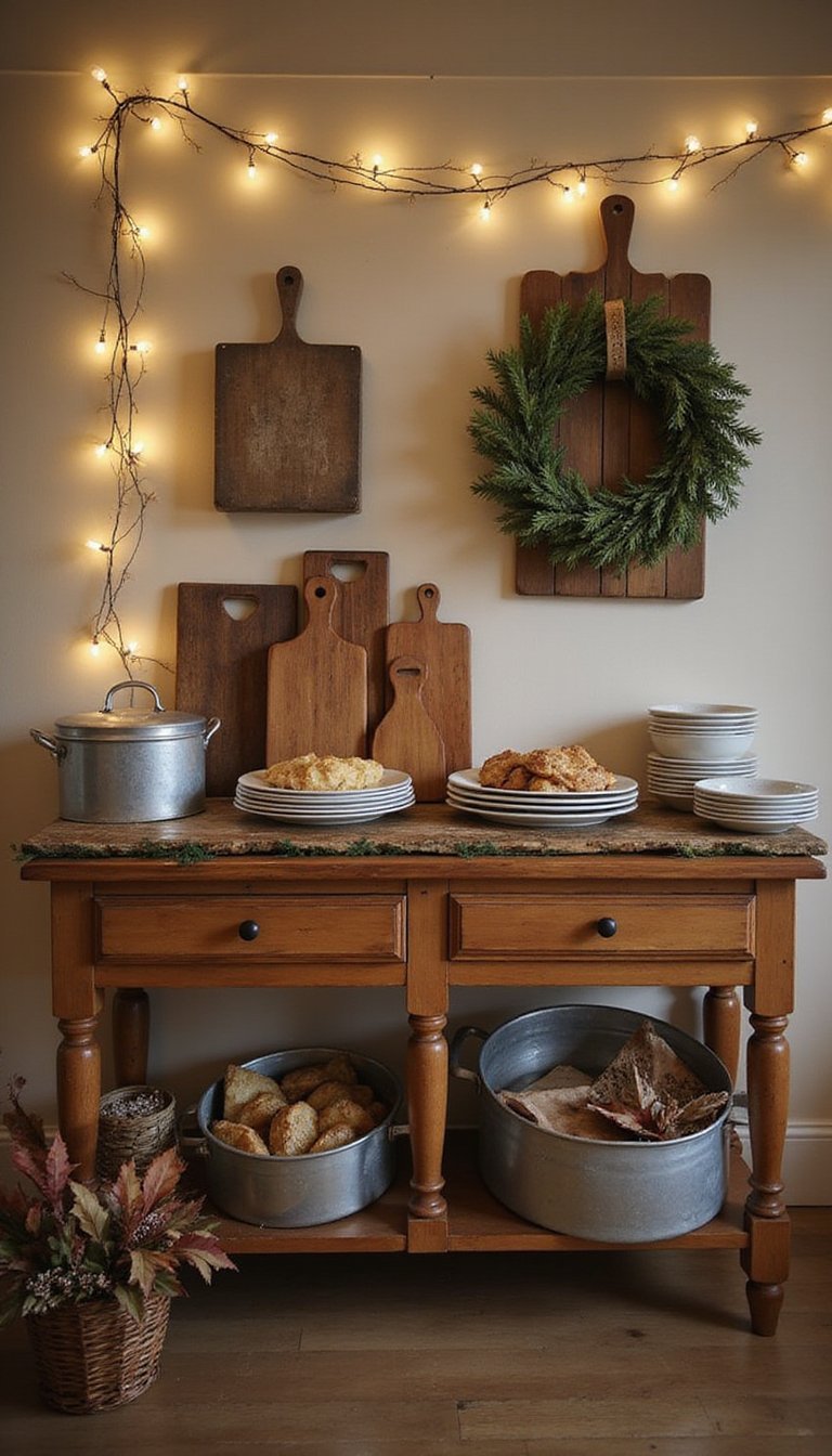 Buffet Navideño Con Texturas Contrastantes