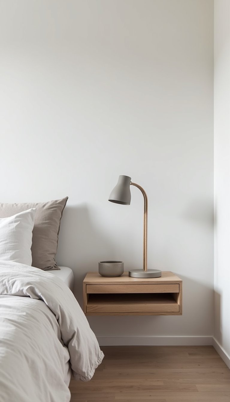 DIY Floating Nightstand With Hidden Charging