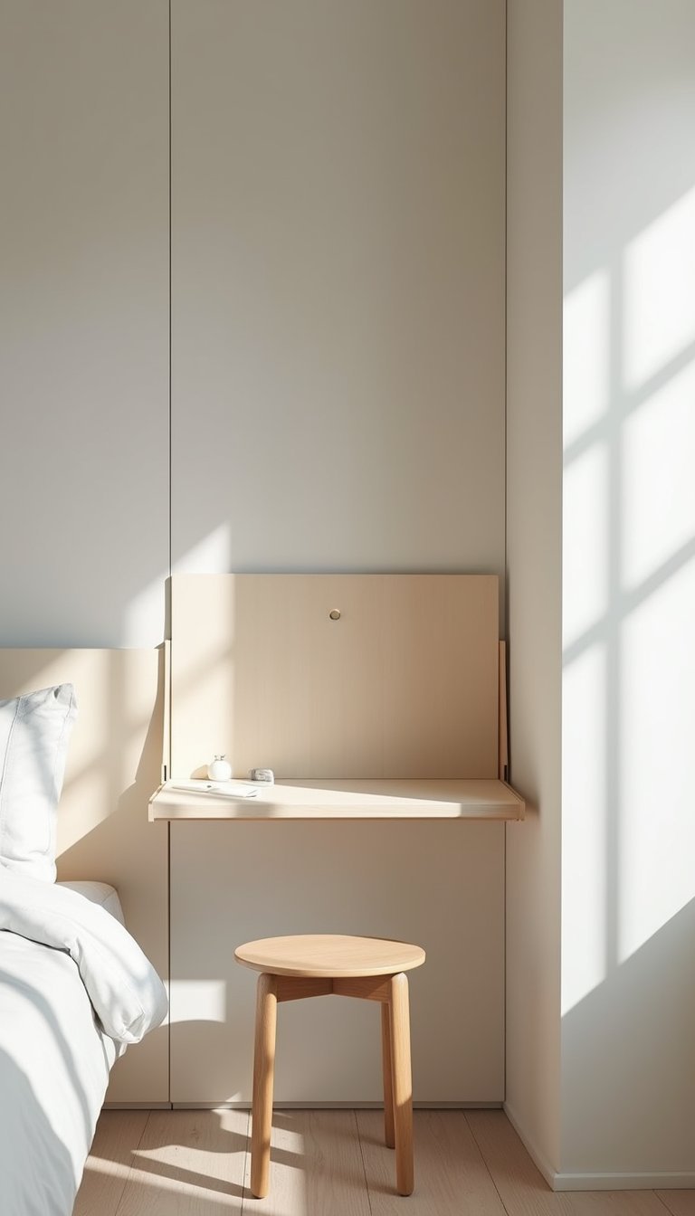 Foldable Wall Desk For Small Guest Rooms