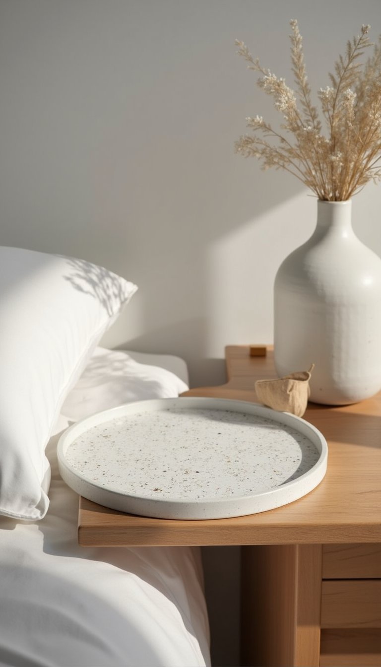 Handmade Terrazzo Tray For Bedside Essentials
