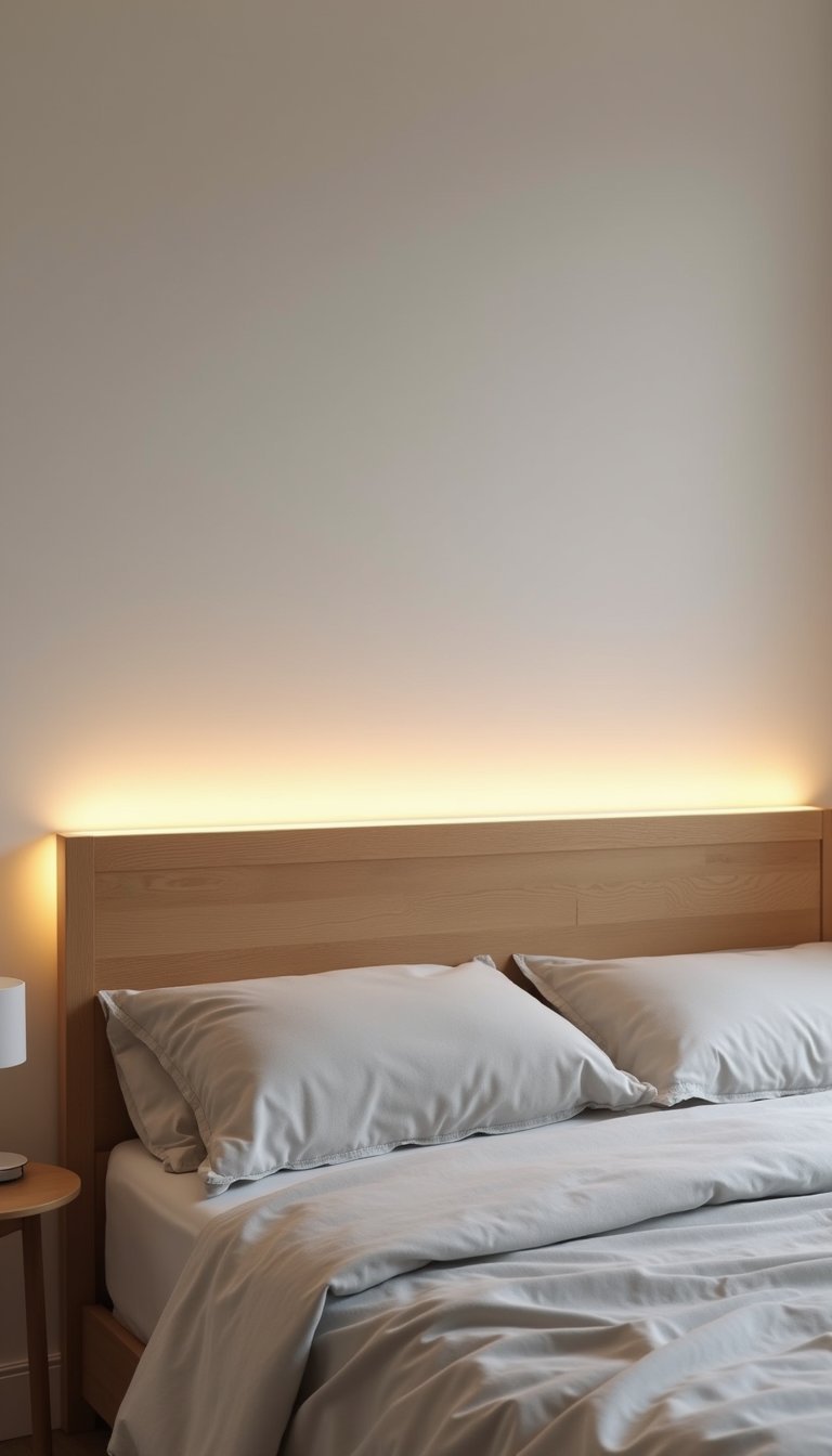 Soft Glow LED Headboard Strip Lighting