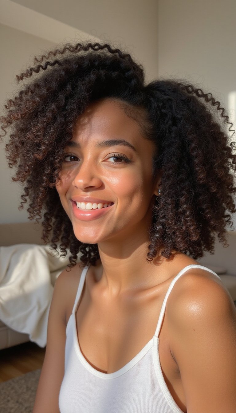 Bantu Knot-Outs For Curly Hair With Volume