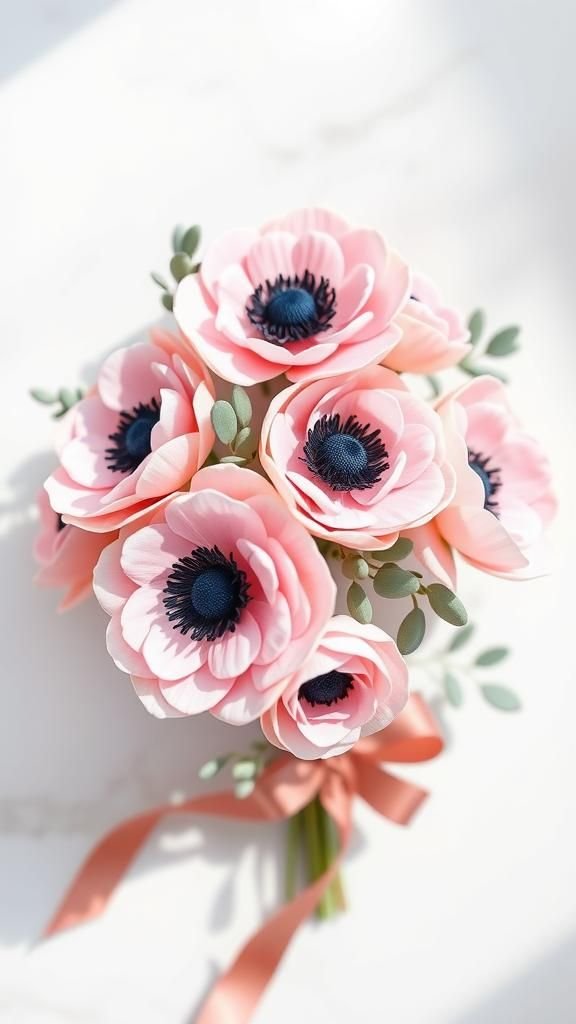 Pastel Ranunculus And Anemone Spring Mix