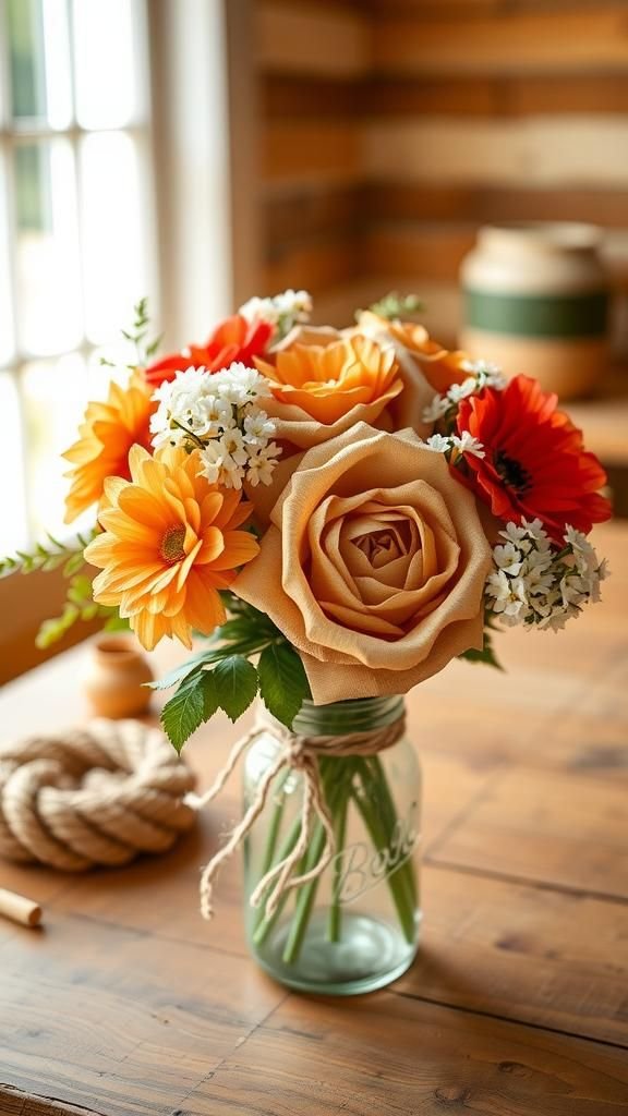 Rustic Kraft Paper Wildflower Bundle