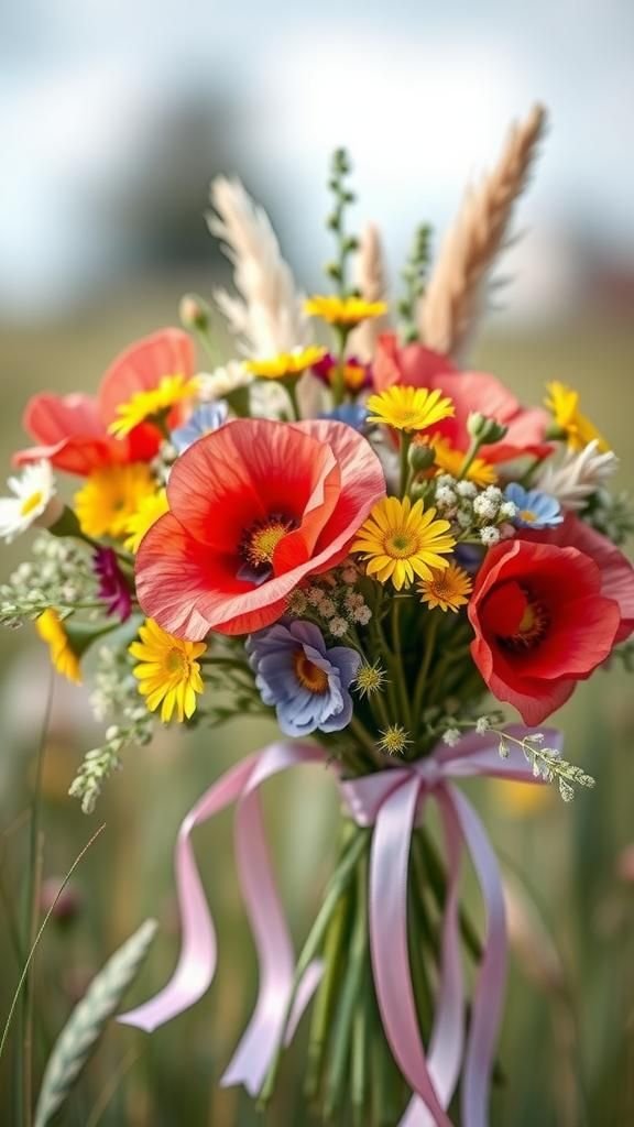 Tissue Paper Wild Meadow Hand-Tie