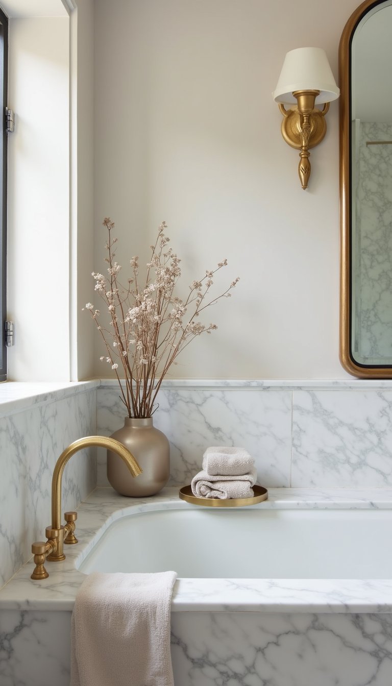 Ganchos De Latón Cepillado Para Baño Chic