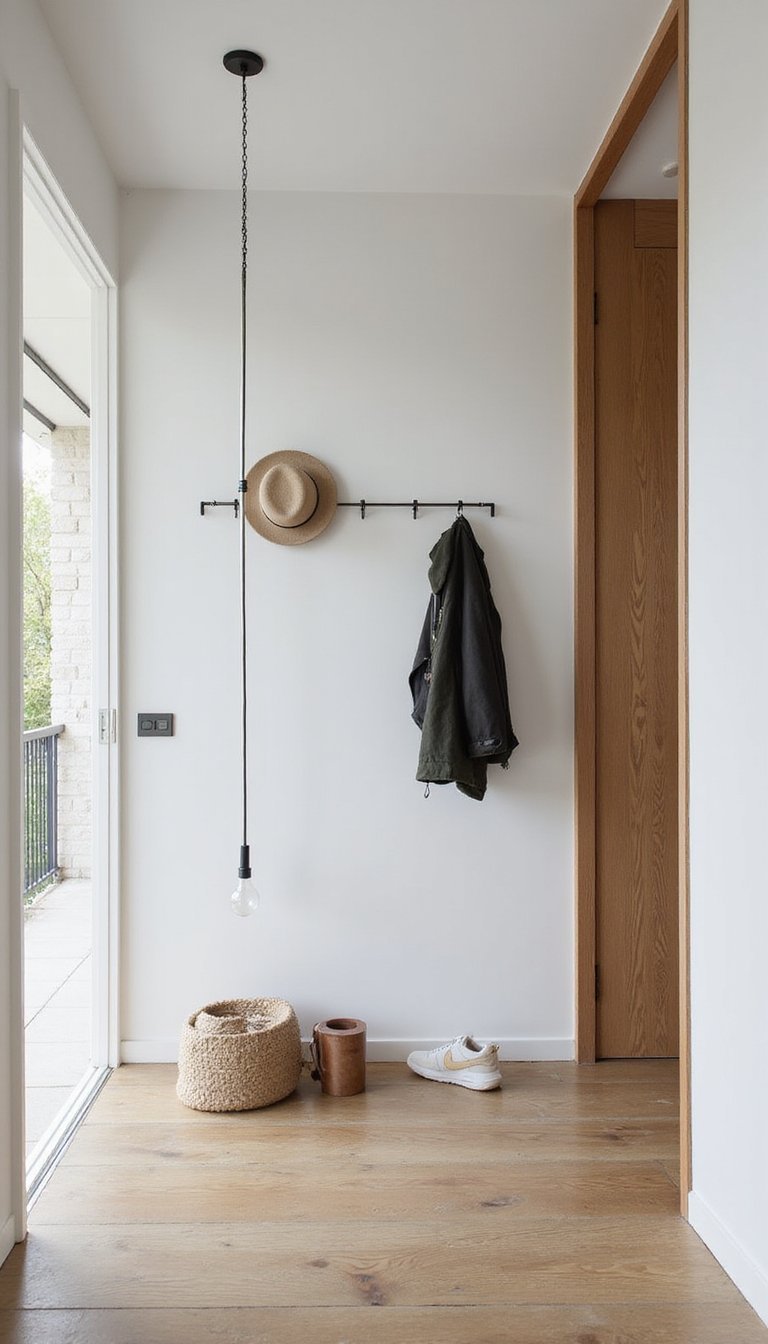 Perchero De Techo Minimalista Flotante