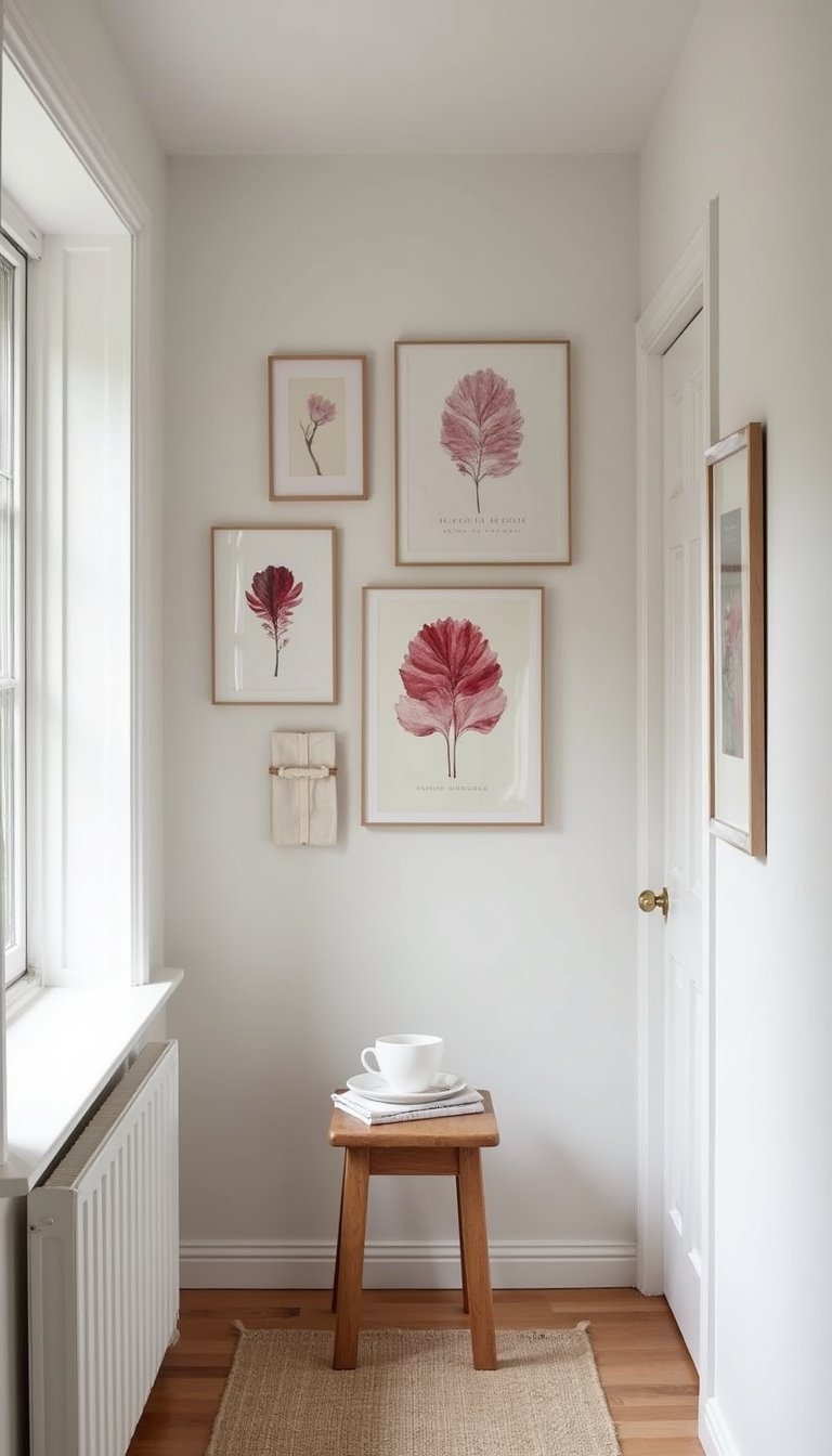 Pressed Petal Art Framed For Wall Display