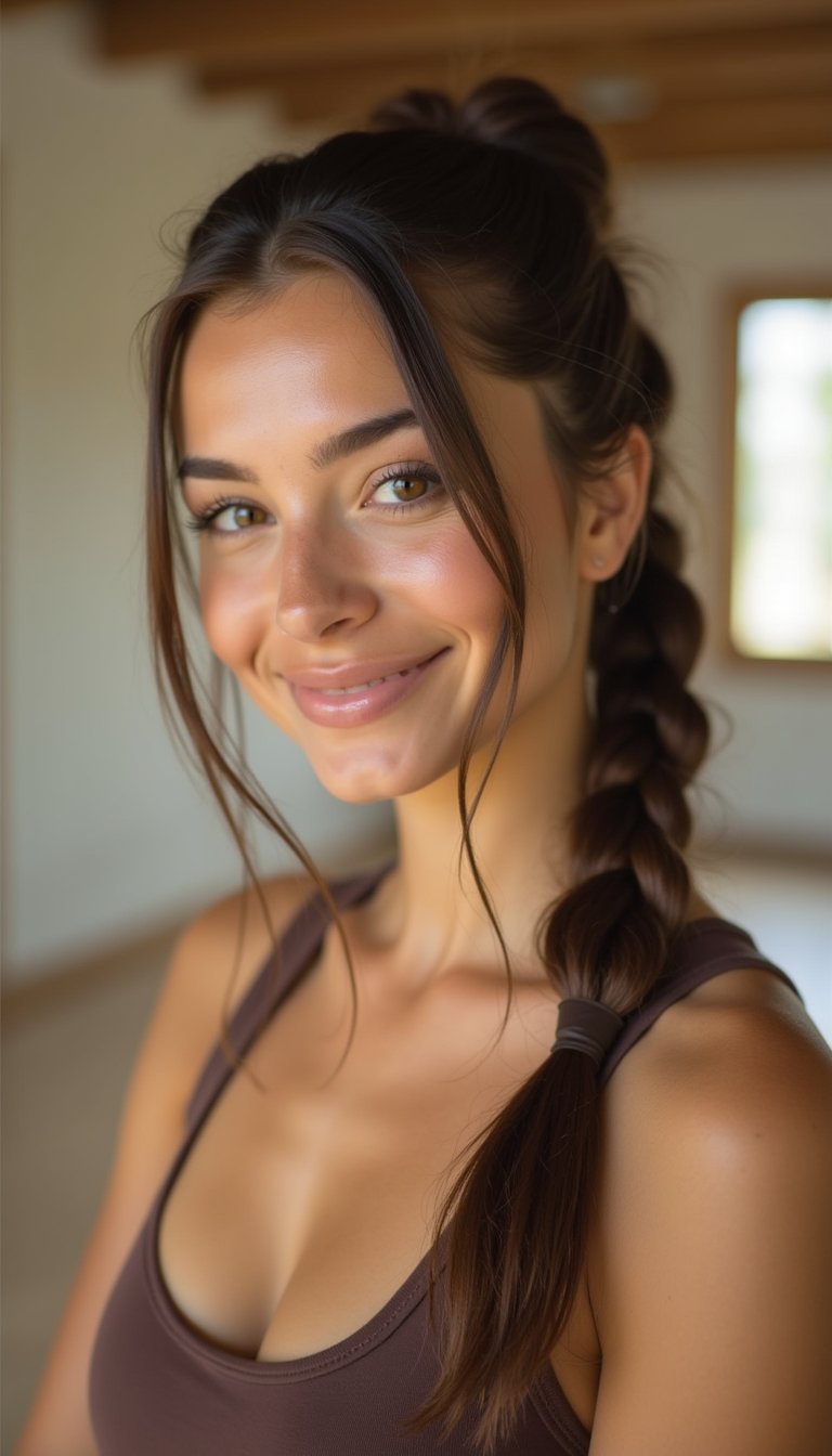 Low Twisted Pony For Minimal Effort Chic