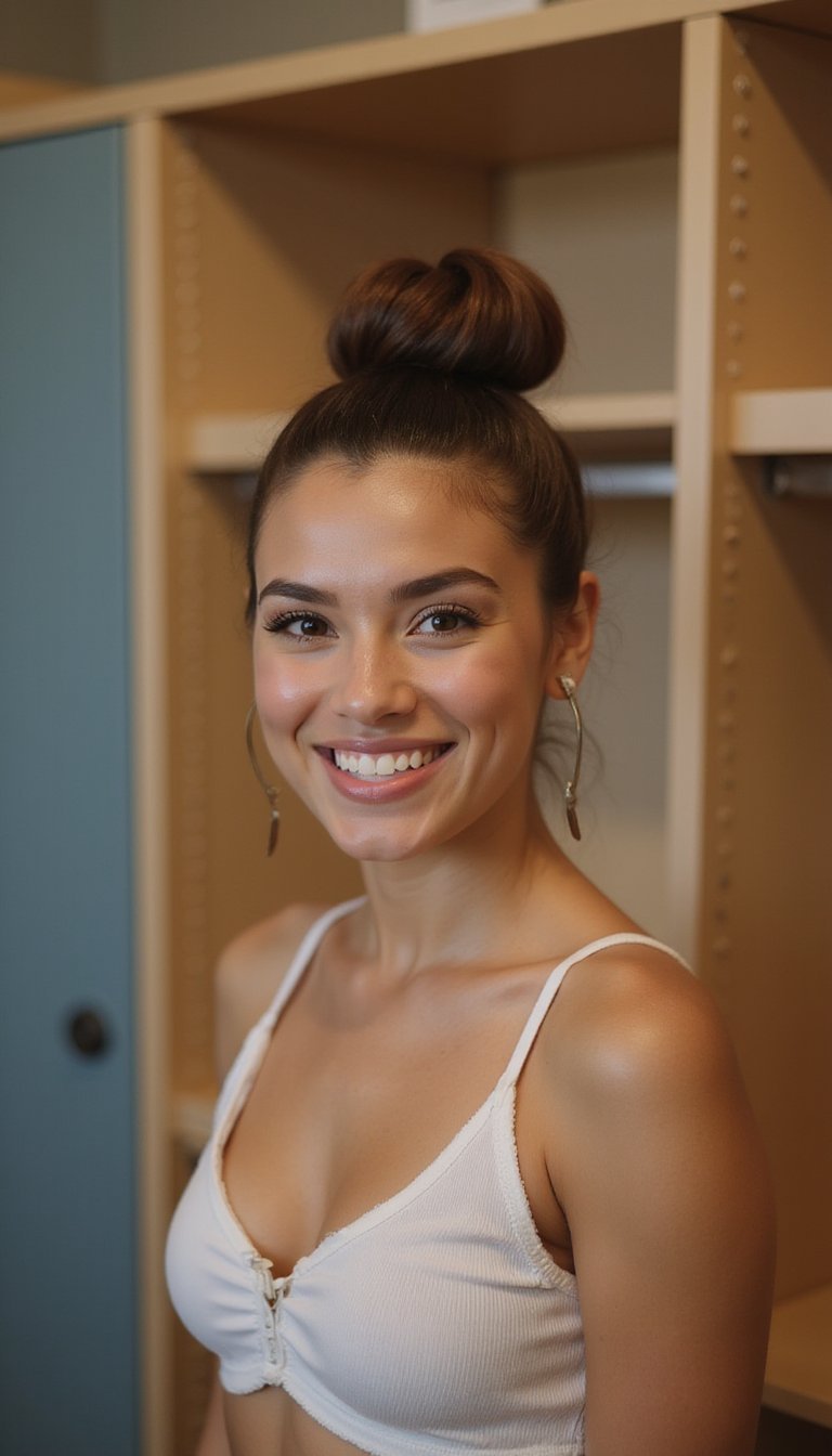 Sock Bun For Super Smooth Gym Days