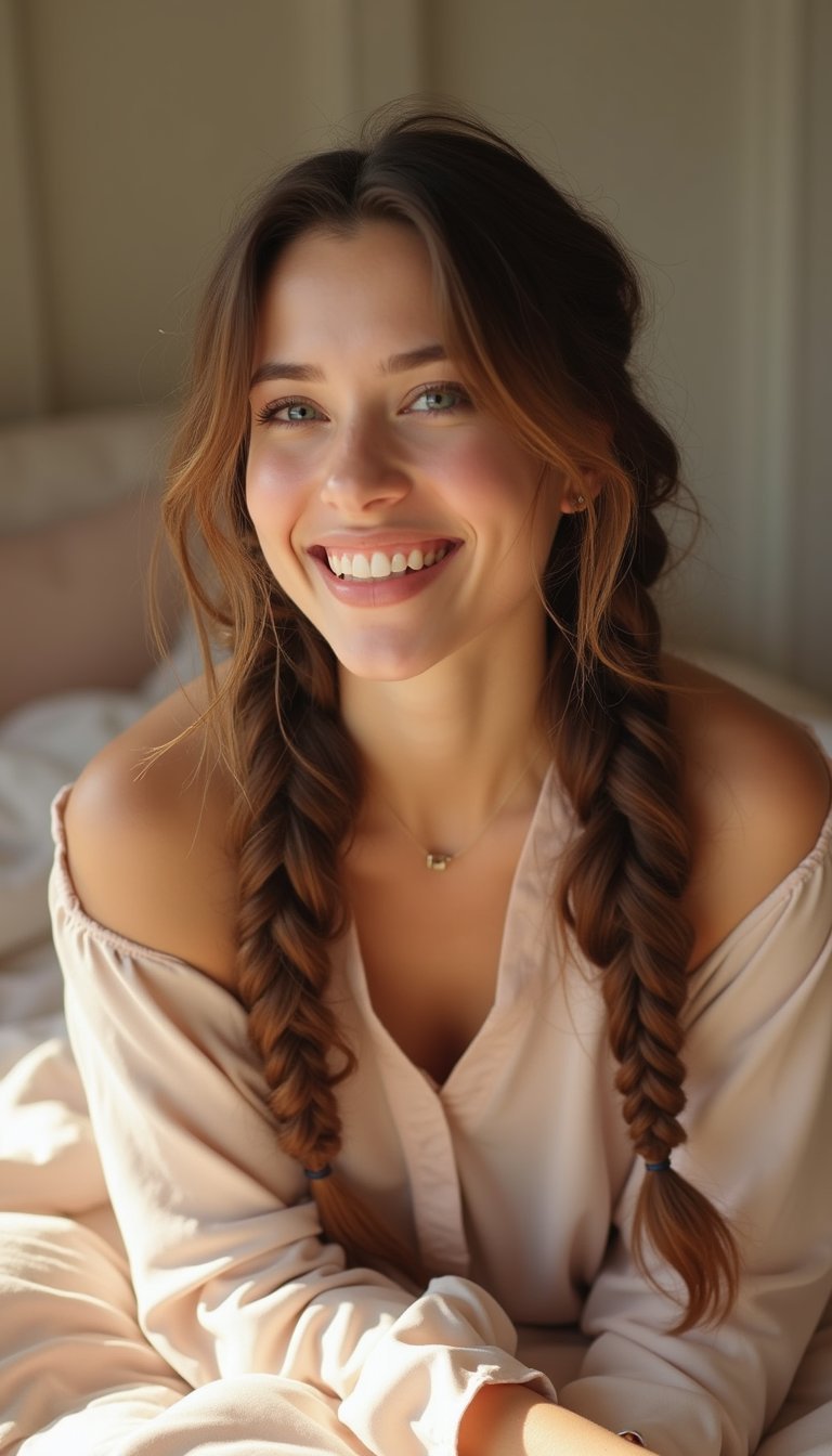 Overnight Braids For Bouncy Natural Waves