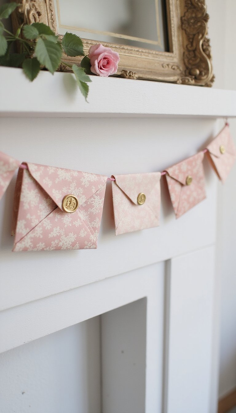 Love Letter Envelope Garland For Romantic Notes