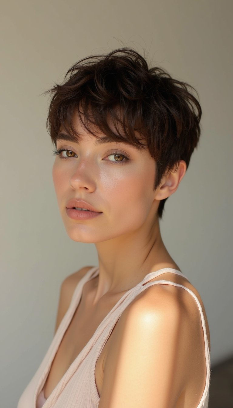Textured Pixie Styling With Feminine Waves