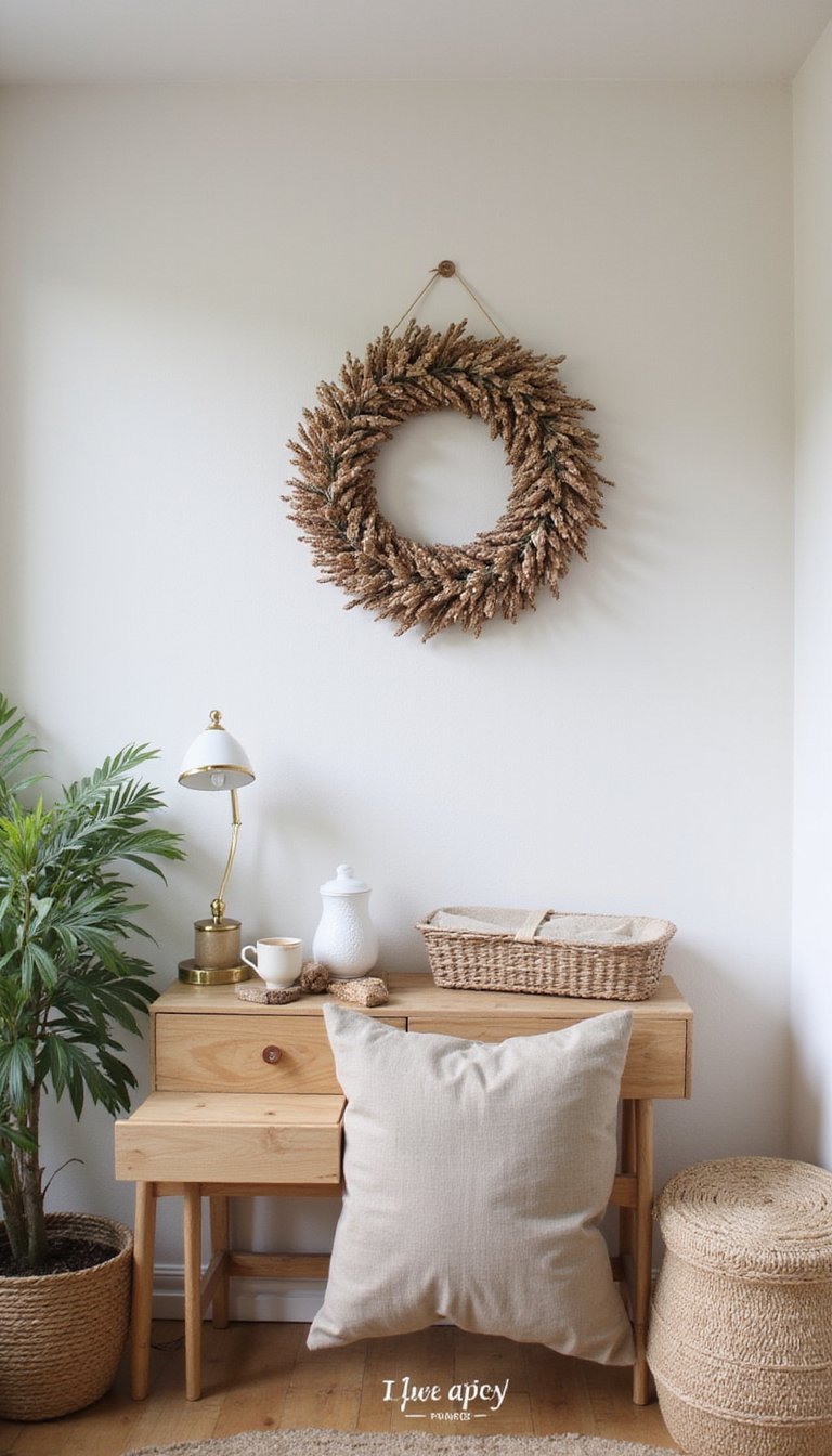 Seed Pod And Twine Natural Texture Wreath