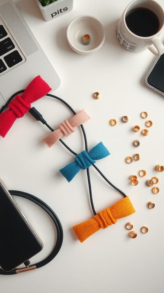 Travel Cord Keeper Wraps From Strips