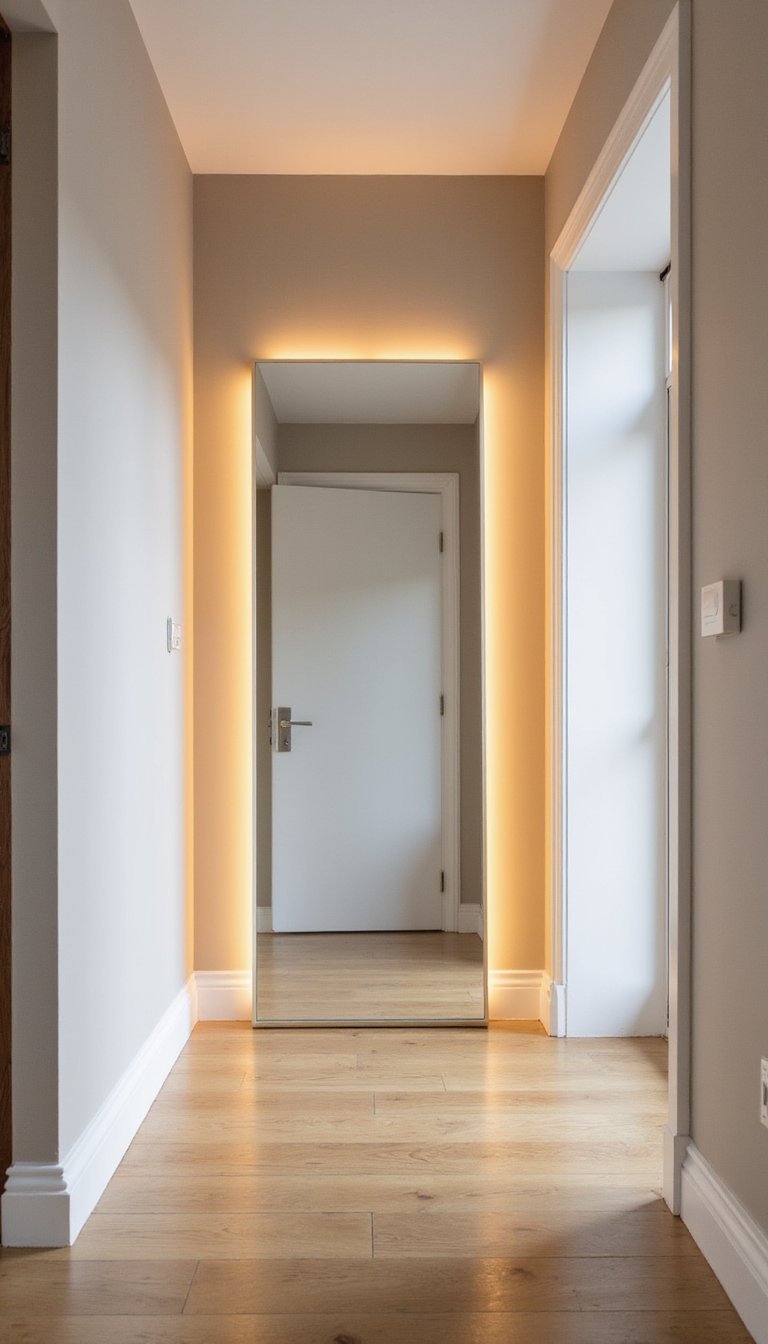 Espejos Con Iluminación Trasera Para Ampliar Visualmente