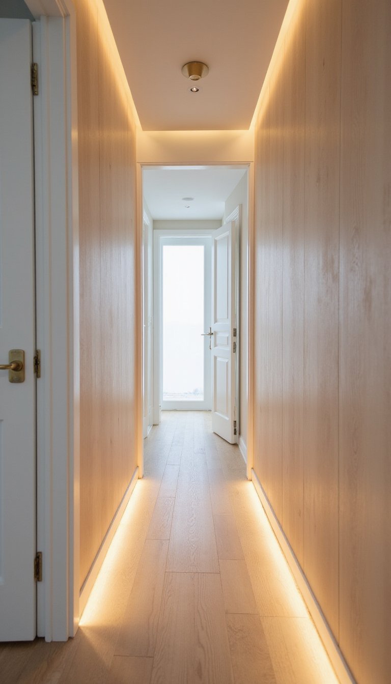 Iluminación Indirecta En Zócalos Para Ambiente Acogedor