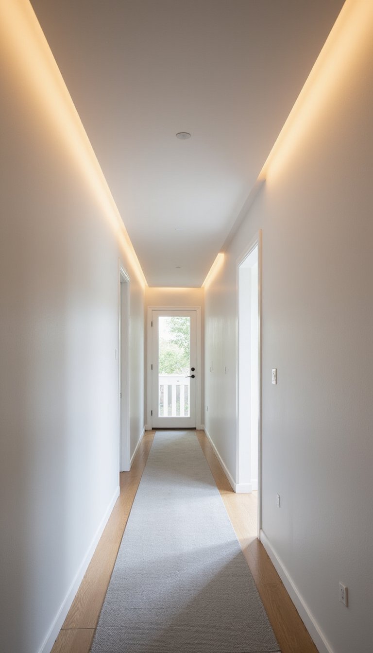 Tiras LED Ocultas En Cornisas Para Balance Suave