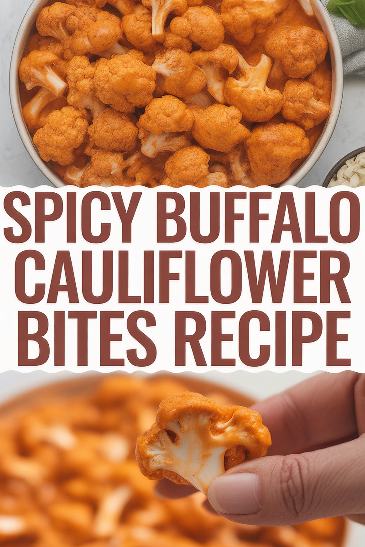 Spicy Buffalo Cauliflower Bites Recipe recipe idea in stylish layout