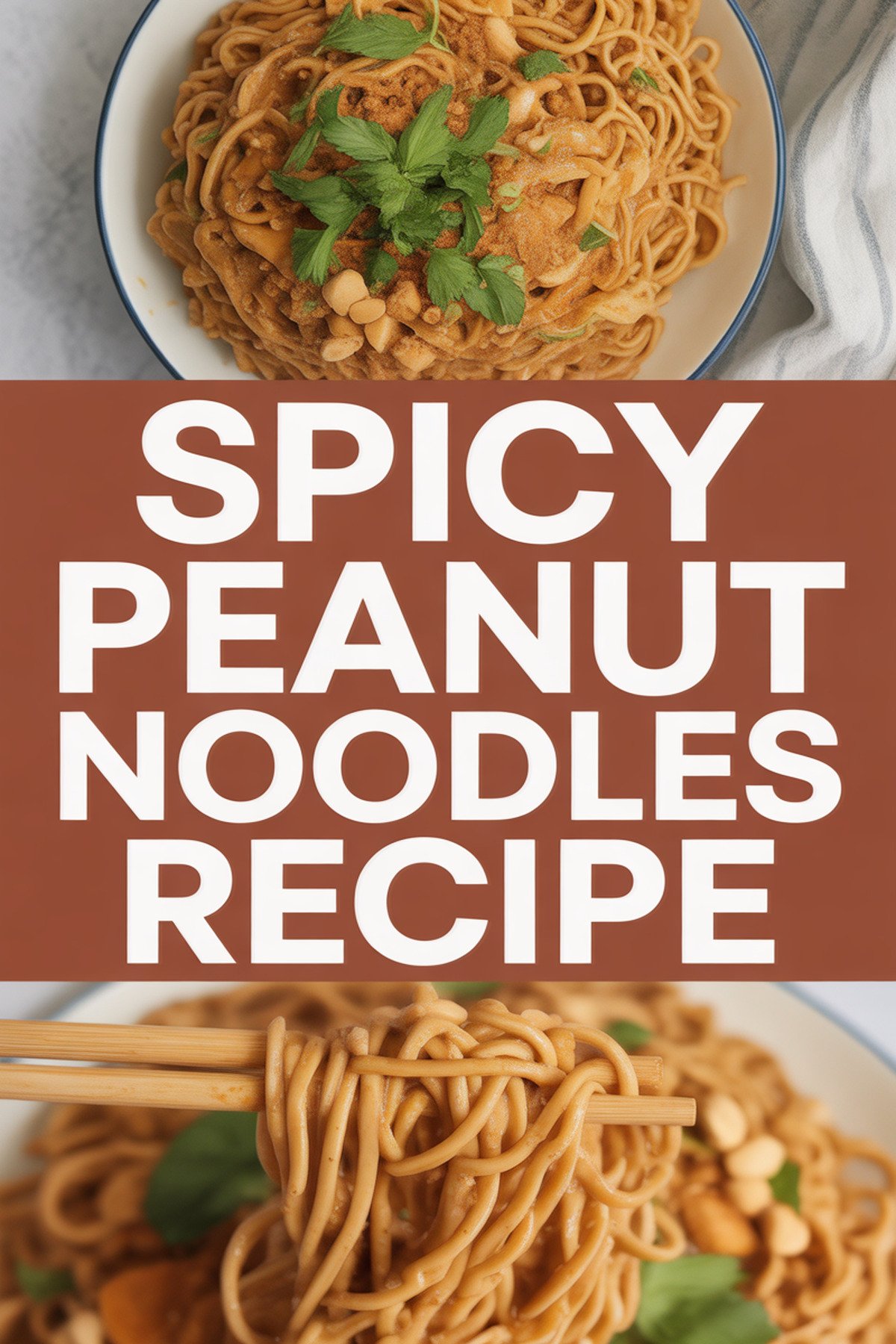 Spicy Peanut Noodles Recipe recipe idea in stylish layout