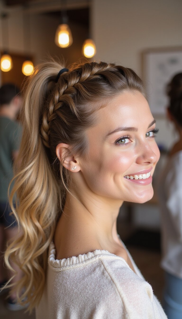 Braided Ponytail That Stays Put All Night