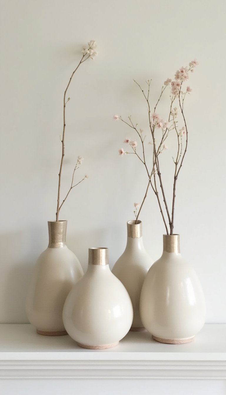 Ceramic Vase Upgrade With Metallic Glaze And Texture