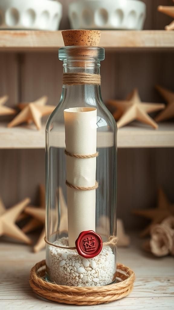 Message-In-A-Bottle Keepsake Decor