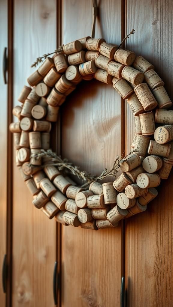 A wreath that carries vineyard memories