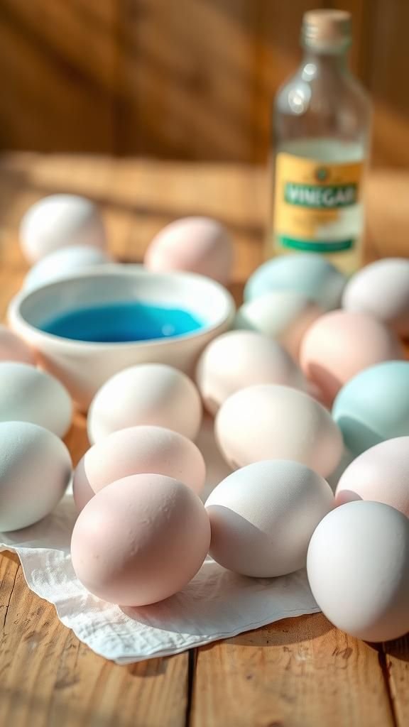 Classic dye bath colors with vintage charm