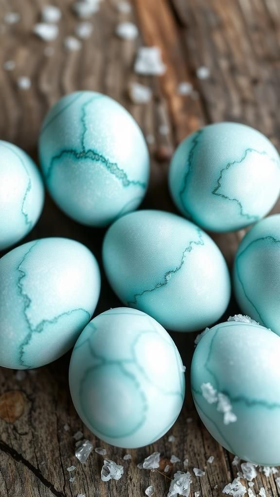 Salt resist for cloudy blooms and texture