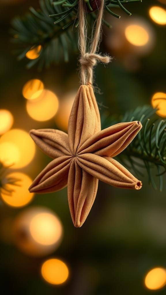 Cinnamon stick star with warm, spicy aroma