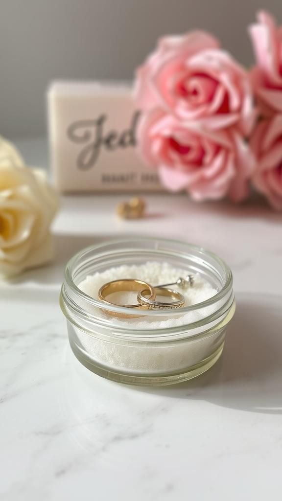 Lid jewelry dish — small and shiny storage