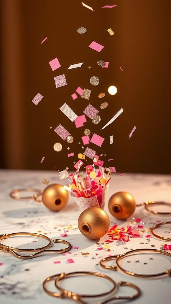 Confetti poppers that surprise and delight