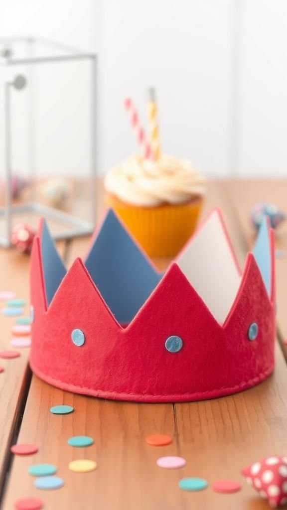 Felt Birthday Crown for Little Celebrations