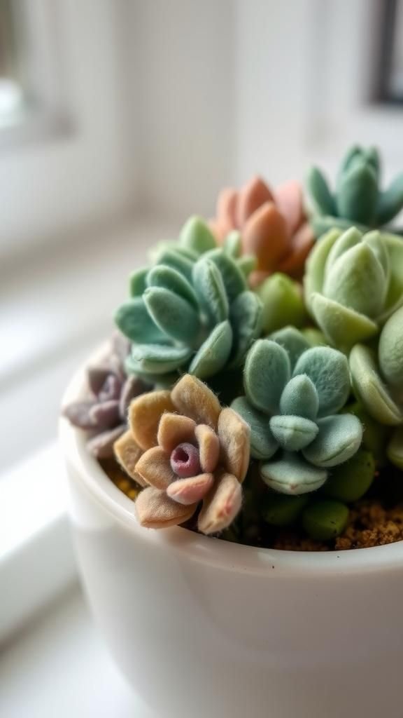 Mini Felt Succulents That Never Need Water