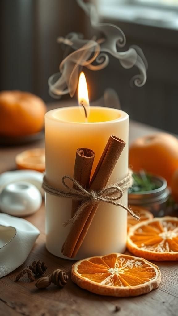 Cinnamon stick bundle with spicy aroma and warmth