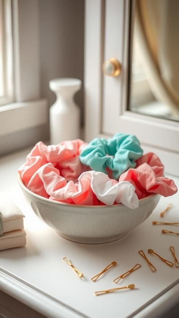 Soft scrunchies that revive faded ponytails