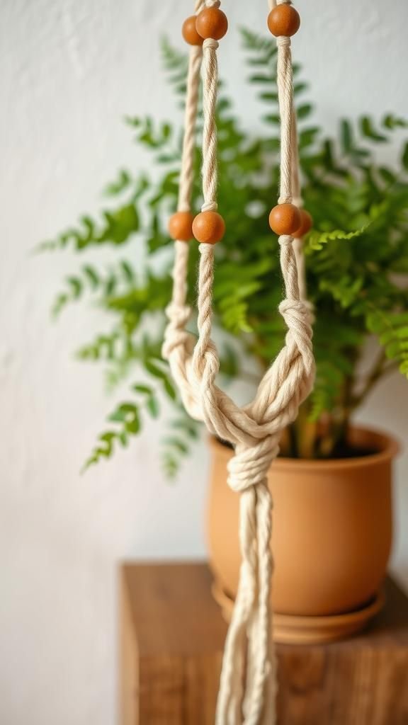 Beaded accents for a boho textured look